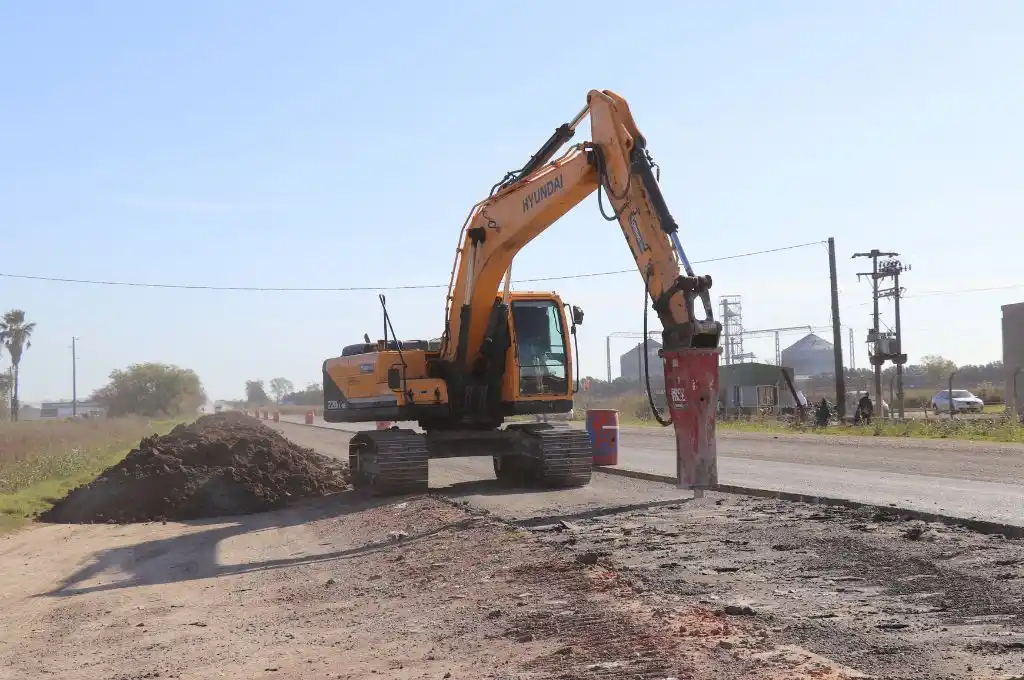 Avanza la repavimentación de la Ruta Provincial N°80 en el departamento San Jerónimo