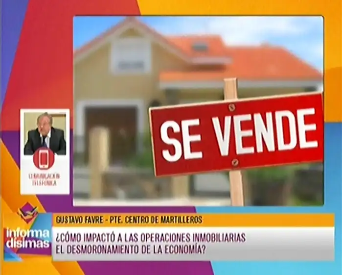 ¿Cómo impactó a las operaciones inmobiliarias el desmoronamiento de la economía?