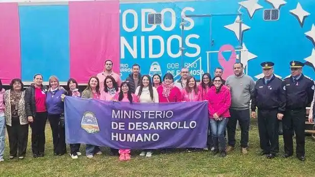 En una exitosa jornada en Pirané, se
realizaron 40 mamografías gratuitas