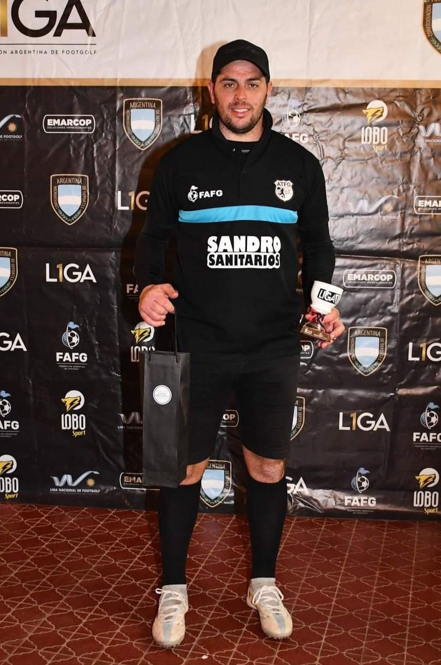 Arhia quedó segundo en la fecha de footgolf en Pringles
