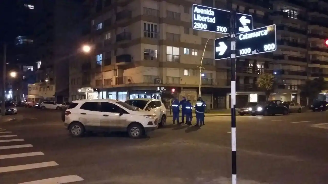 Una herida tras un choque en Libertad y Catamarca