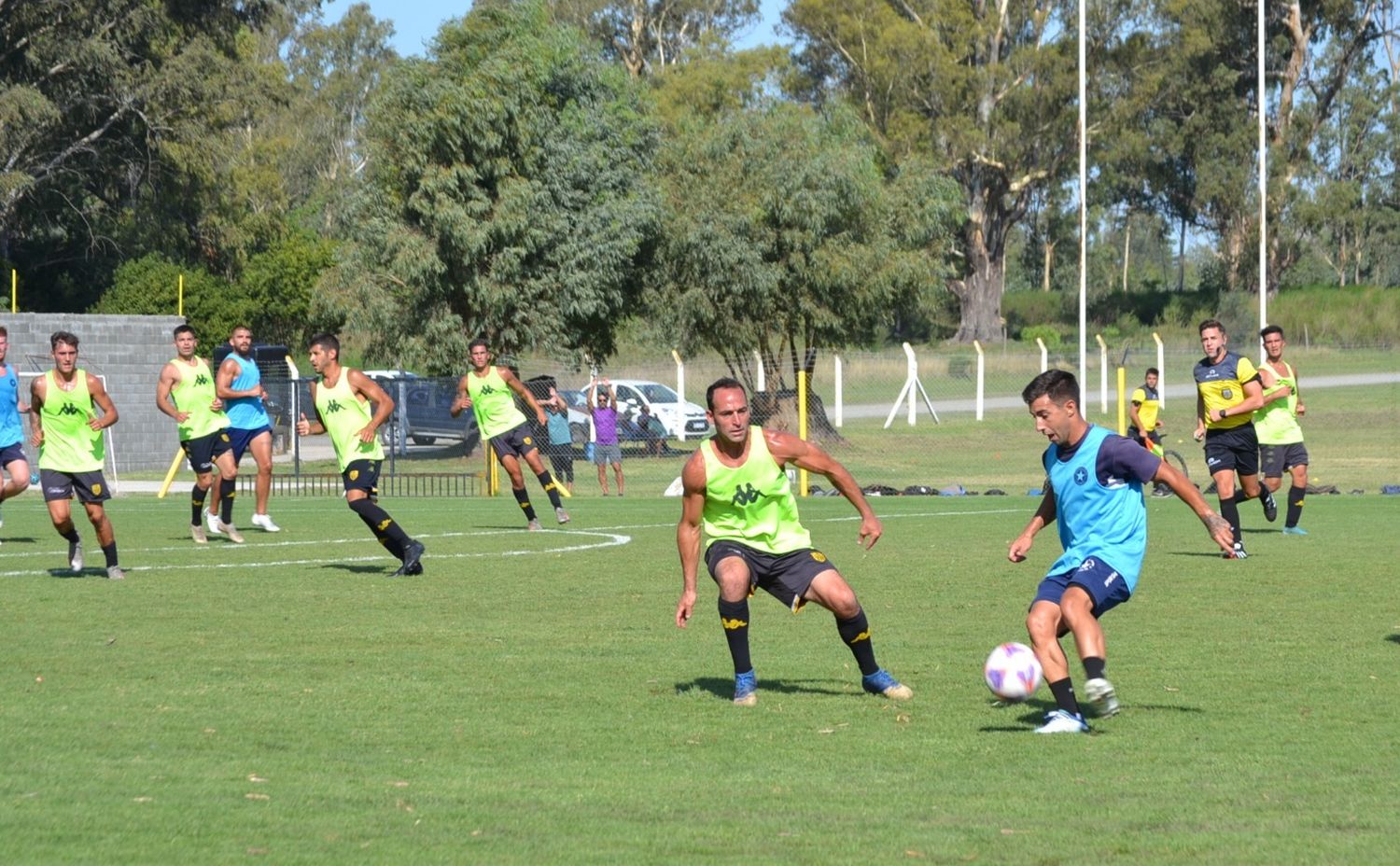 Martín Michel, trabajando en la recuperación. (Foto de prensa Santamarina).