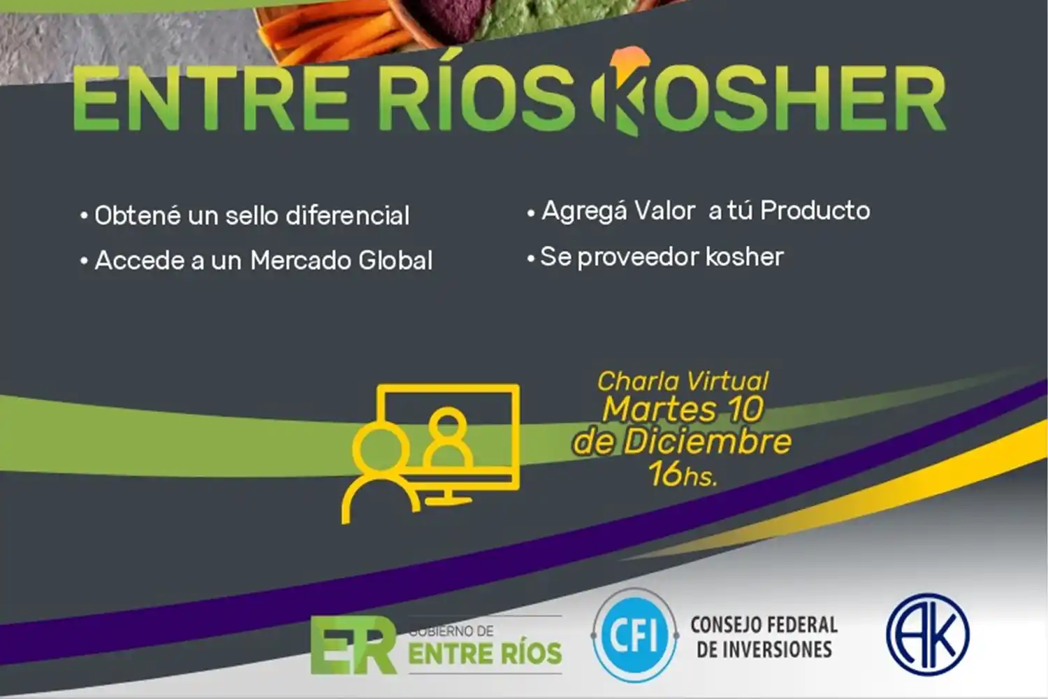 Entre Ríos lanza un programa de calidad alimentaria y certificación Kosher