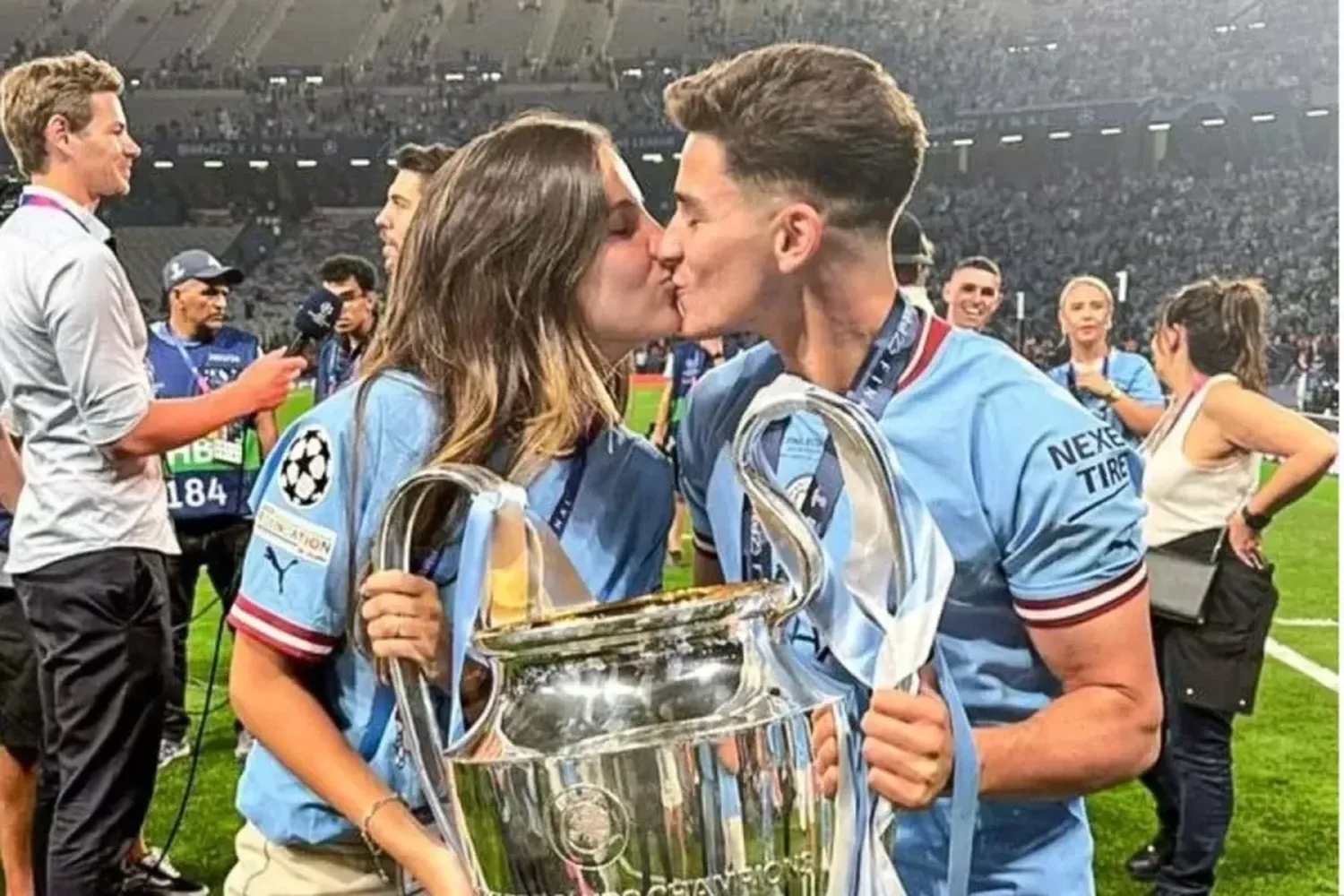 La confesión que Julián Álvarez le hizo a su novia tras ganar la Champions League