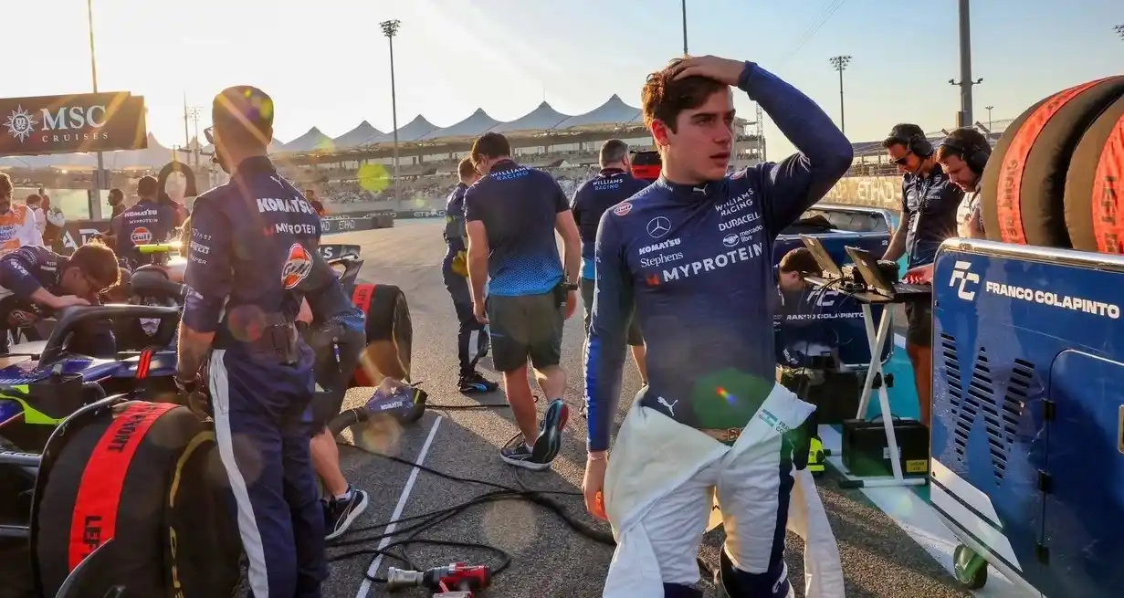 Franco Colapinto: "Sé que la oportunidad va a llegar de nuevo y voy a estar listo".