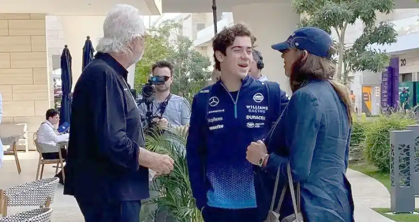Colapinto, reunido con Briatore en Qatar. (Planet F1)