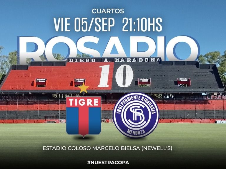 Abren en Rosario los cuartos de final ,el Matador y la Lepra mendocina.Foto:Copa Argentina