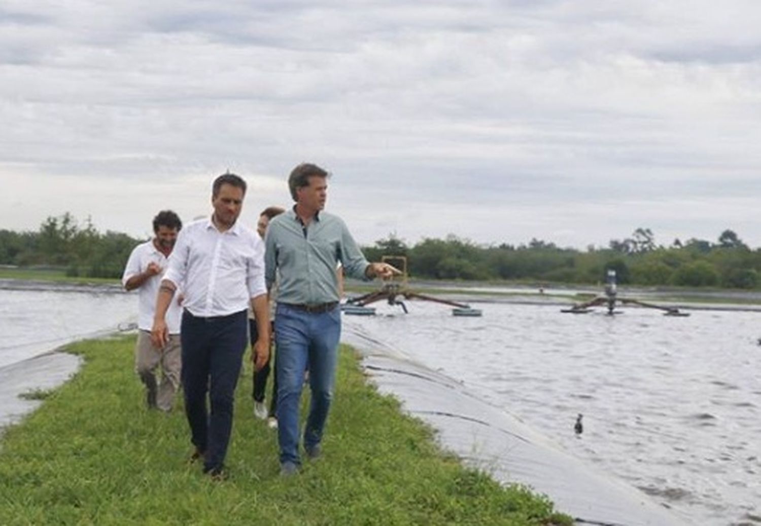 Juan Cabandié se reunió con Piaggio y recorrieron el Ecoparque y la planta de efluentes