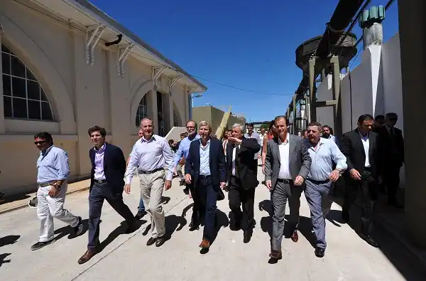 Bordet y Frigerio inauguraron la planta potabilizadora en Concepción del Uruguay