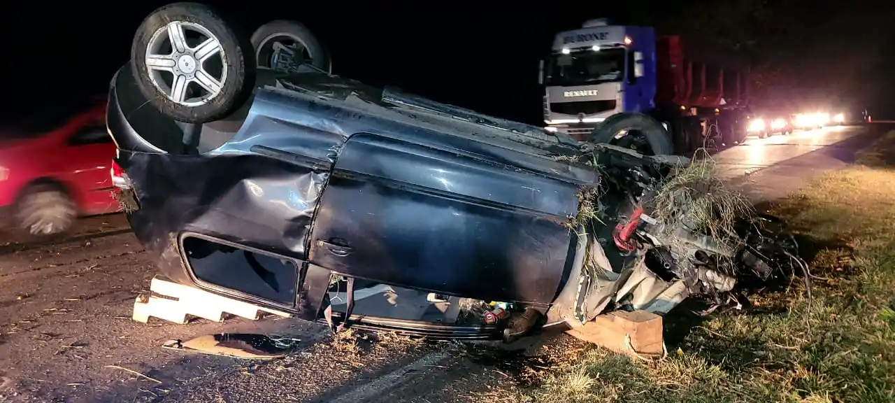 Una familia protagonizó un violento accidente de tránsito