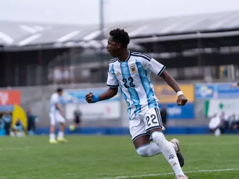 Stephen Kiki Ramos metió el gol de la Sub 17 ante Ecuador. Foto: Prensa Atlanta