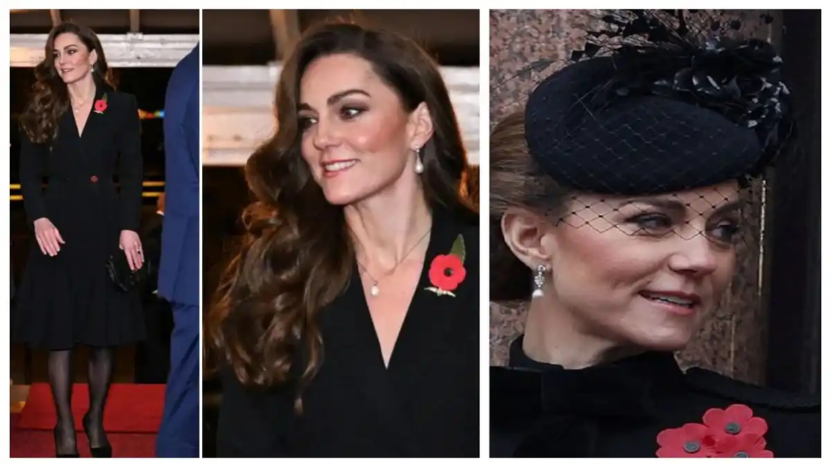 ¡RADIANTE! ASÍ FUE la reaparición de la princesa Kate en actos oficiales del fin de semana