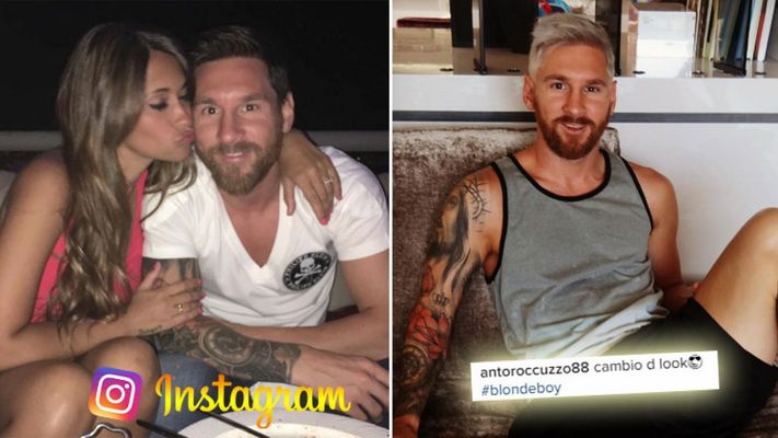 Lionel Messi platinado: rotundo cambio de look 