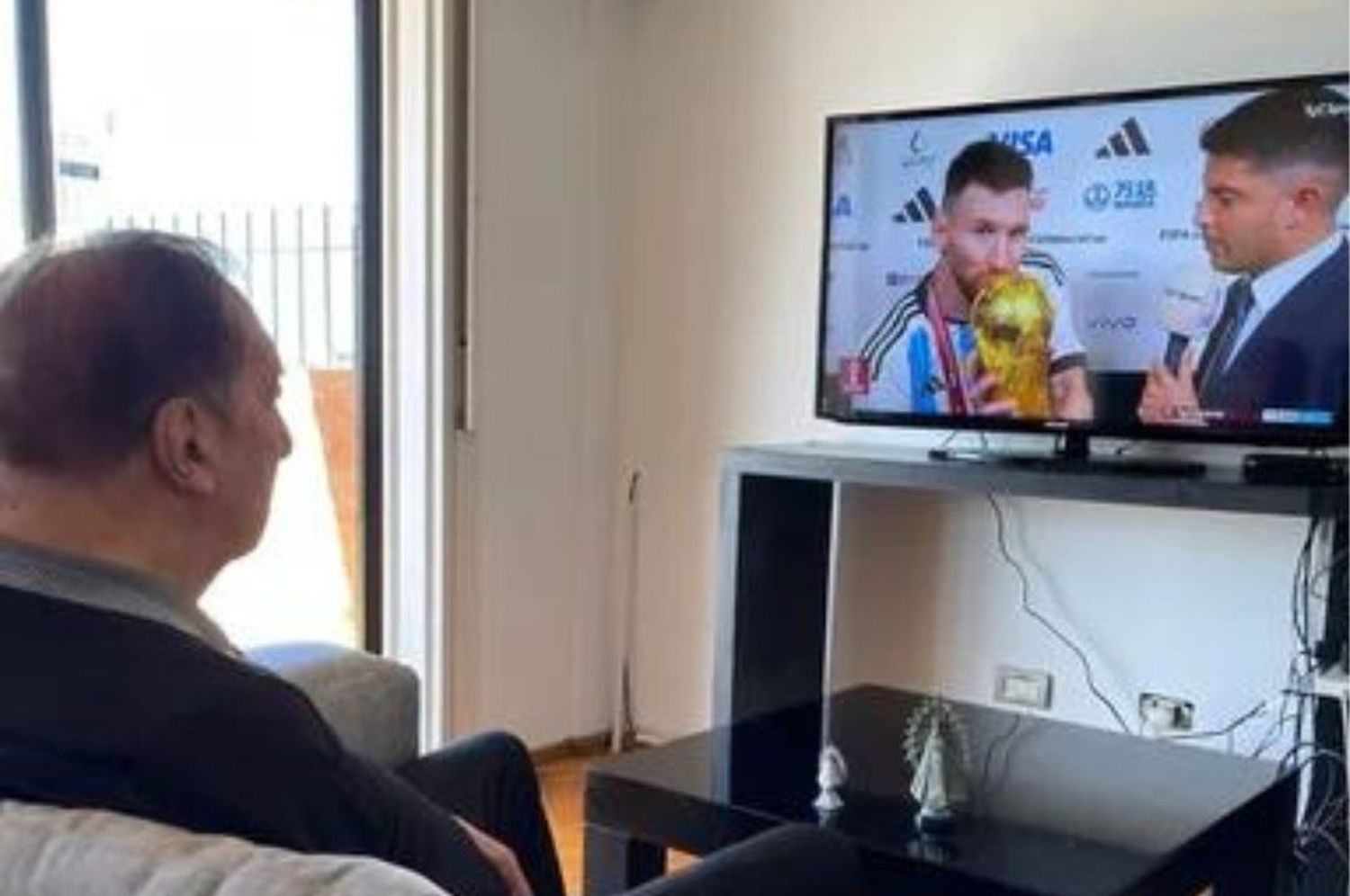 Emocionante: la imagen de Carlos Bilardo viendo a la Selección Argentina campeona del mundo