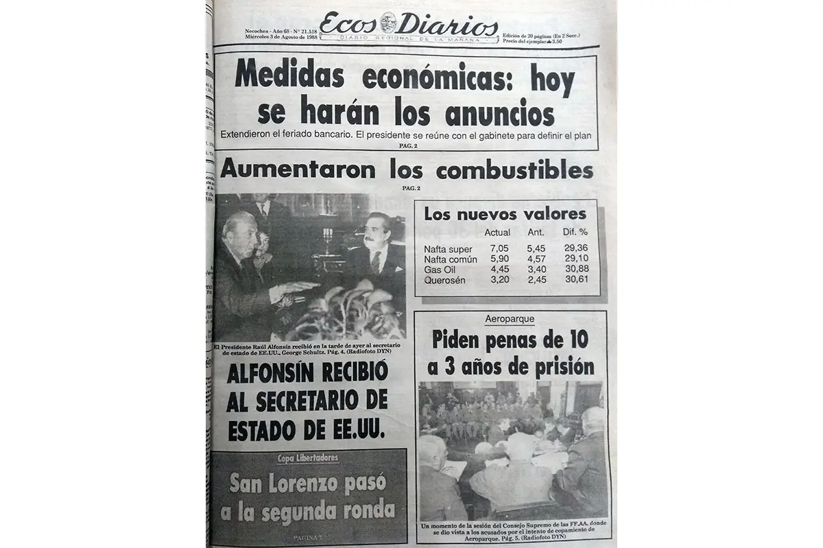 Miércoles 3 de agosto de 1988