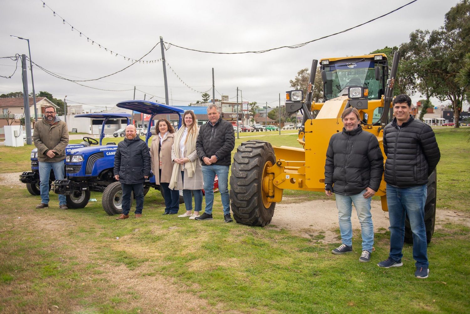 La maquinaria que se destinará a las delegaciones municipales de Santa Clara del Mar, Costa Sur y Costa Norte.