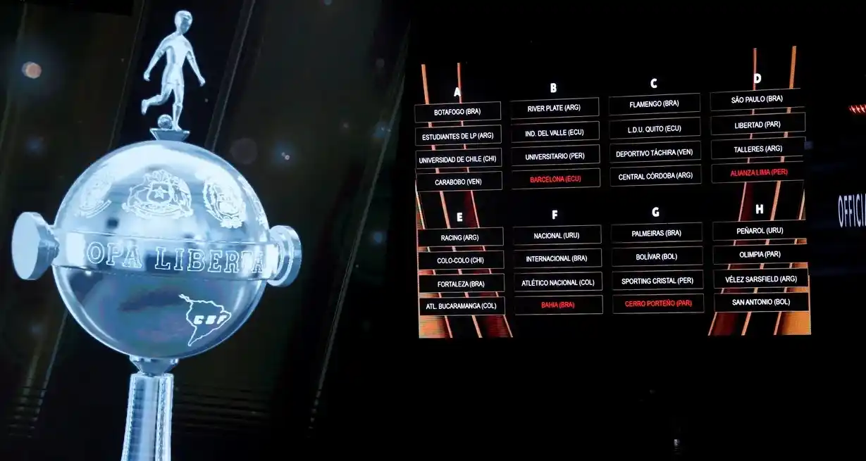 sorteo libertadores