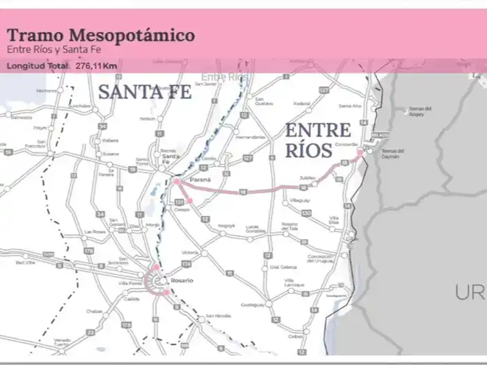 Frigerio celebró la licitación de la concesión de las rutas 18 y 12 en Entre Ríos