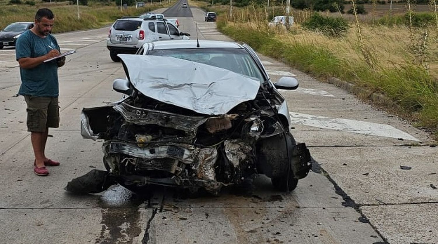 Fueron dados de alta los accidentados en el cruce de rutas 14 y 20