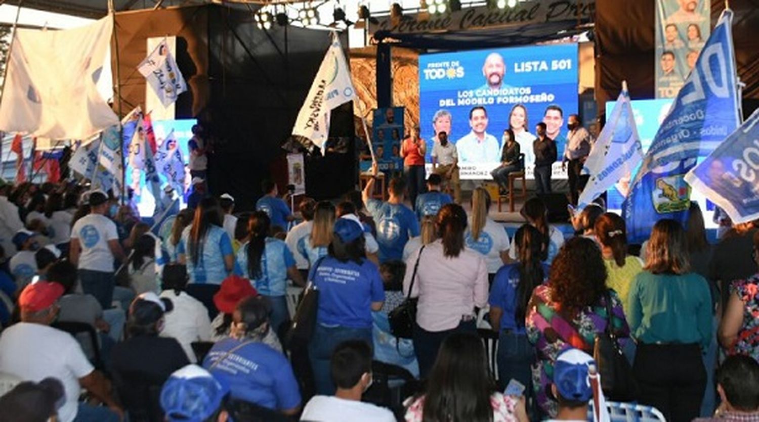 Presentación de los precandidatos del FDT en Pirané