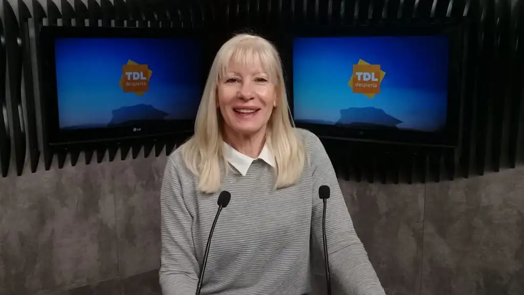 Cjal Nilda Fernandez en el desayuno de Tandil Despierta