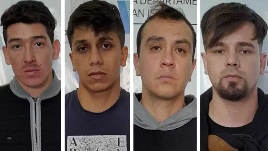 Rodrigo Ignacio Leyston Jhonston, Jairo Esteban Gaete Ibarra, Alejandro Osorio Retamal y Carlos Javier Cordero se encuentran prófugos.