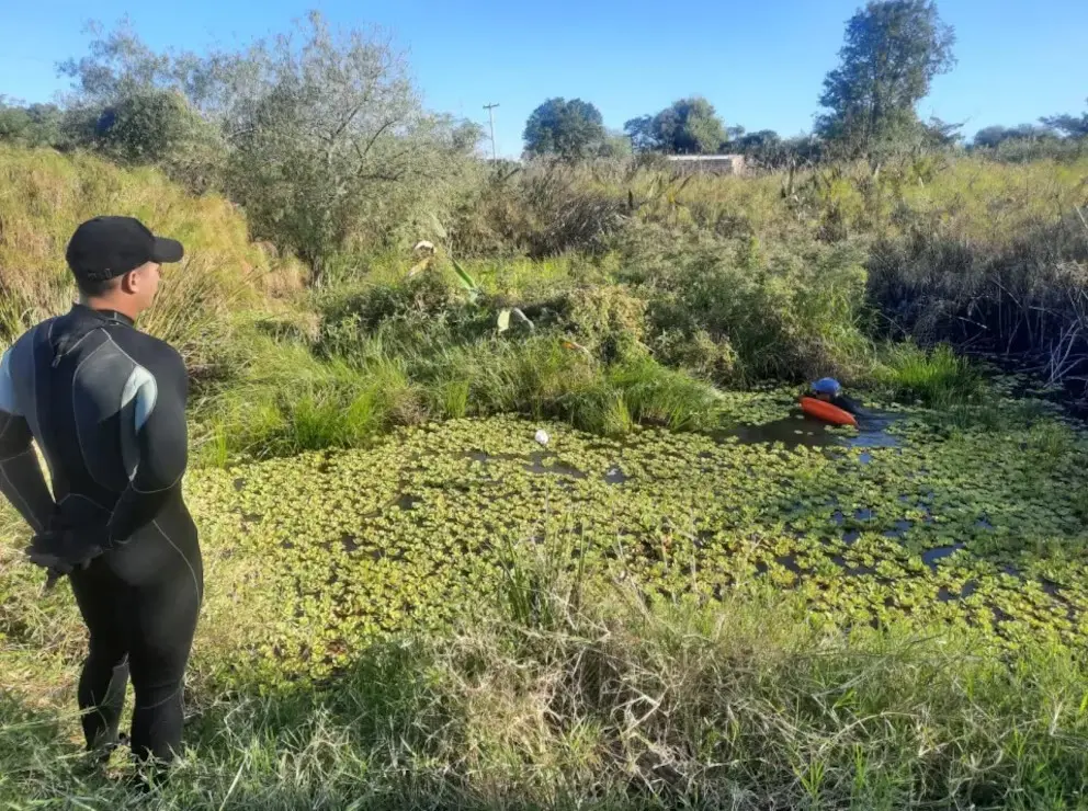 Despliegue policial por tierra, agua y aire en la búsqueda de Axel González