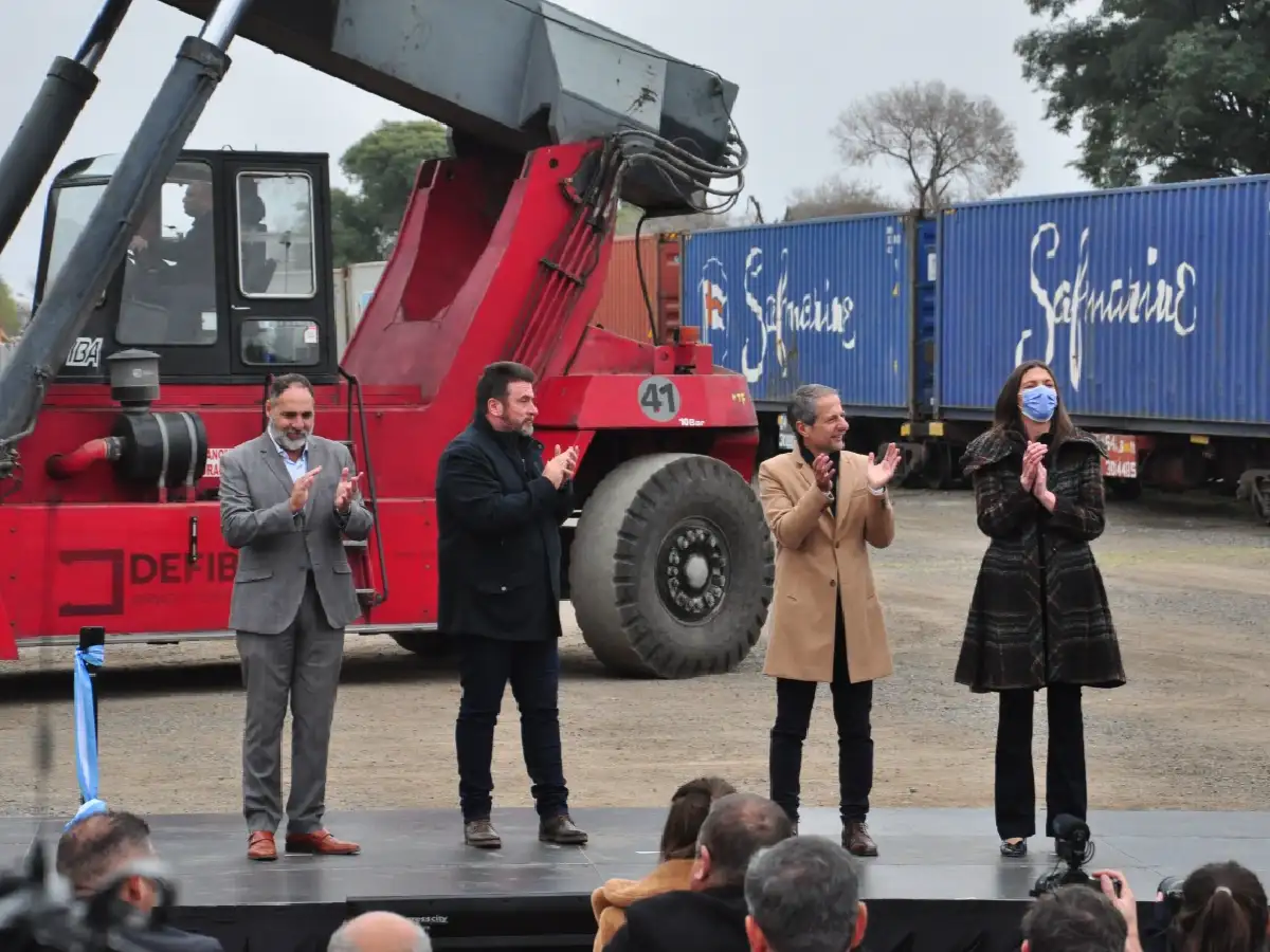 Inauguraron el Nodo Logístico ferroviario que facilitará exportaciones a Medio Oriente