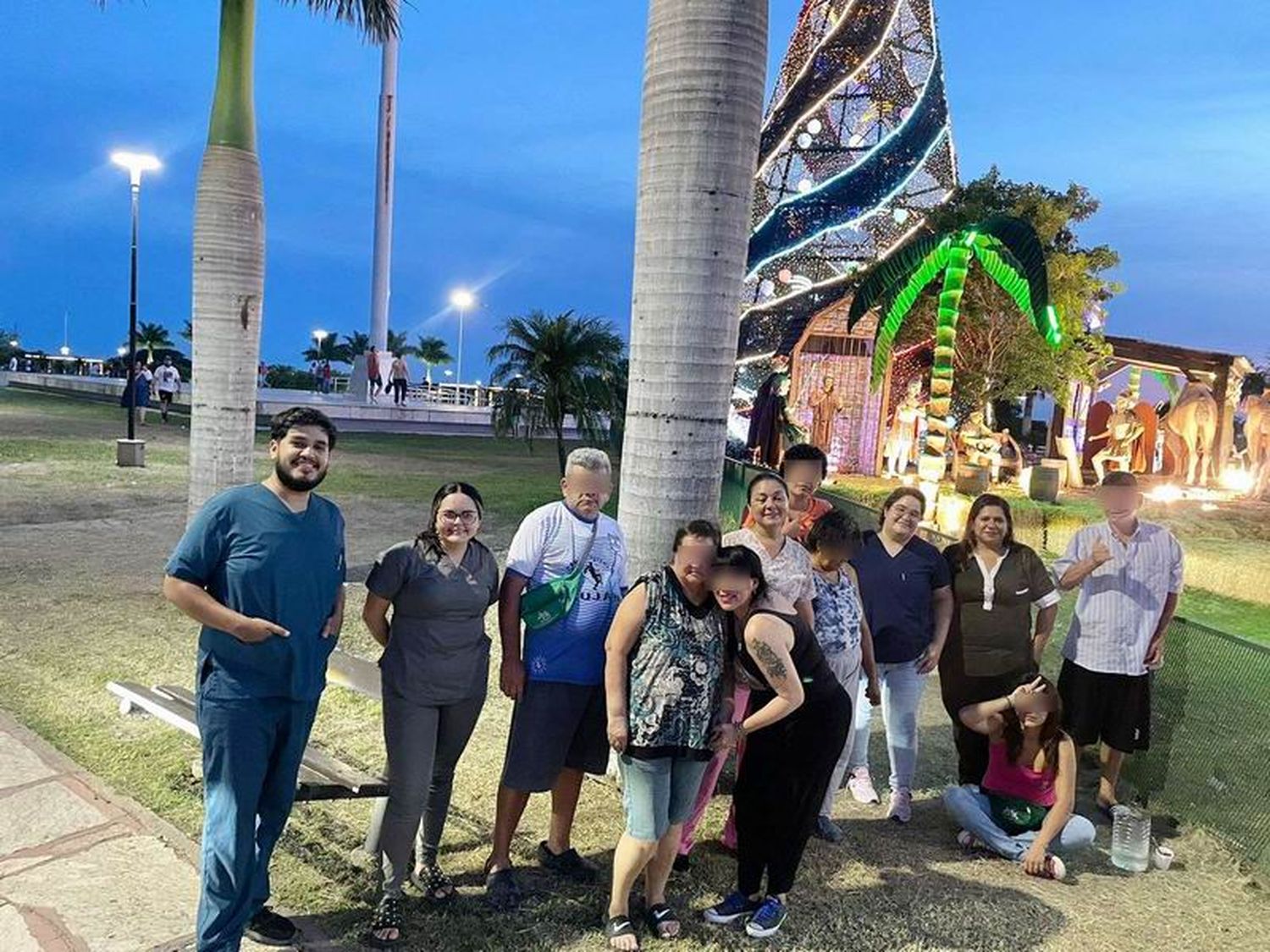 Pacientes de salud mental visitaron 
distintos puntos de la costanera