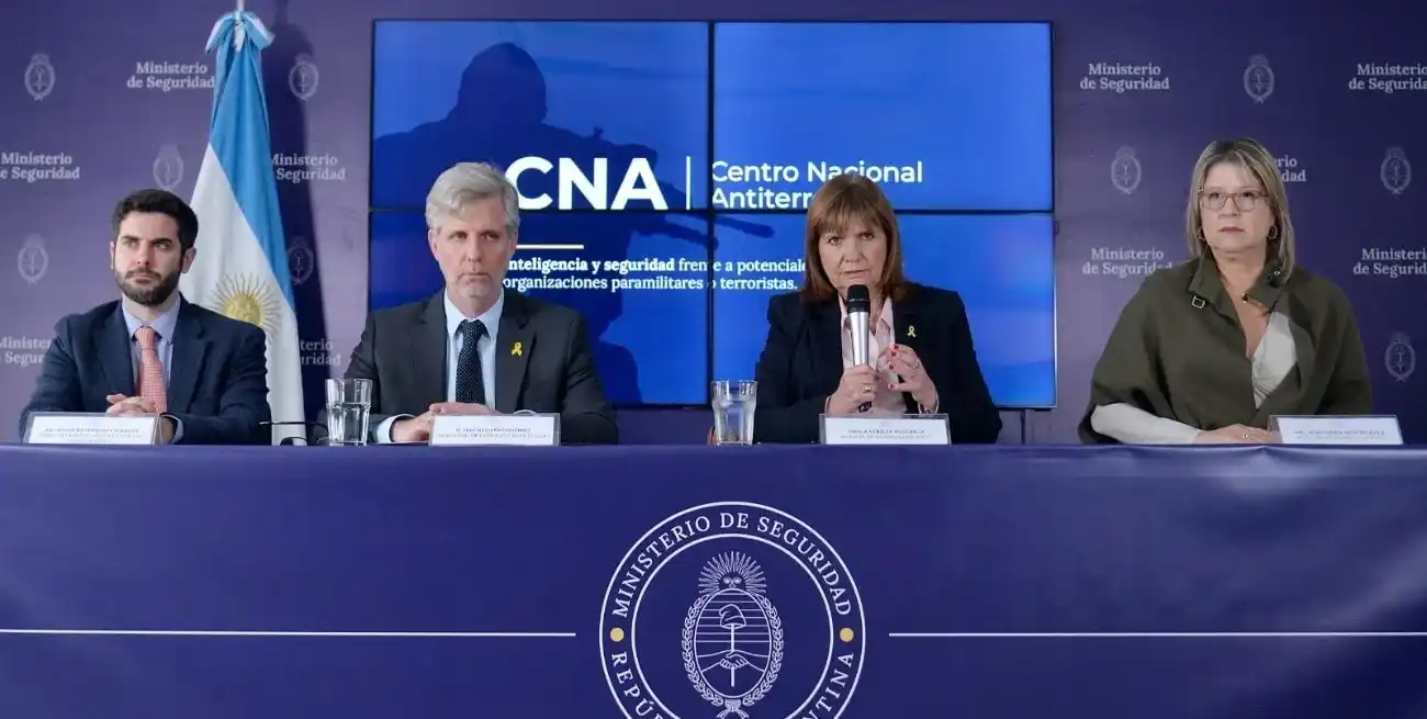 El anuncio de la CNA se realizó este martes. Crédito: Ministerio de Seguridad