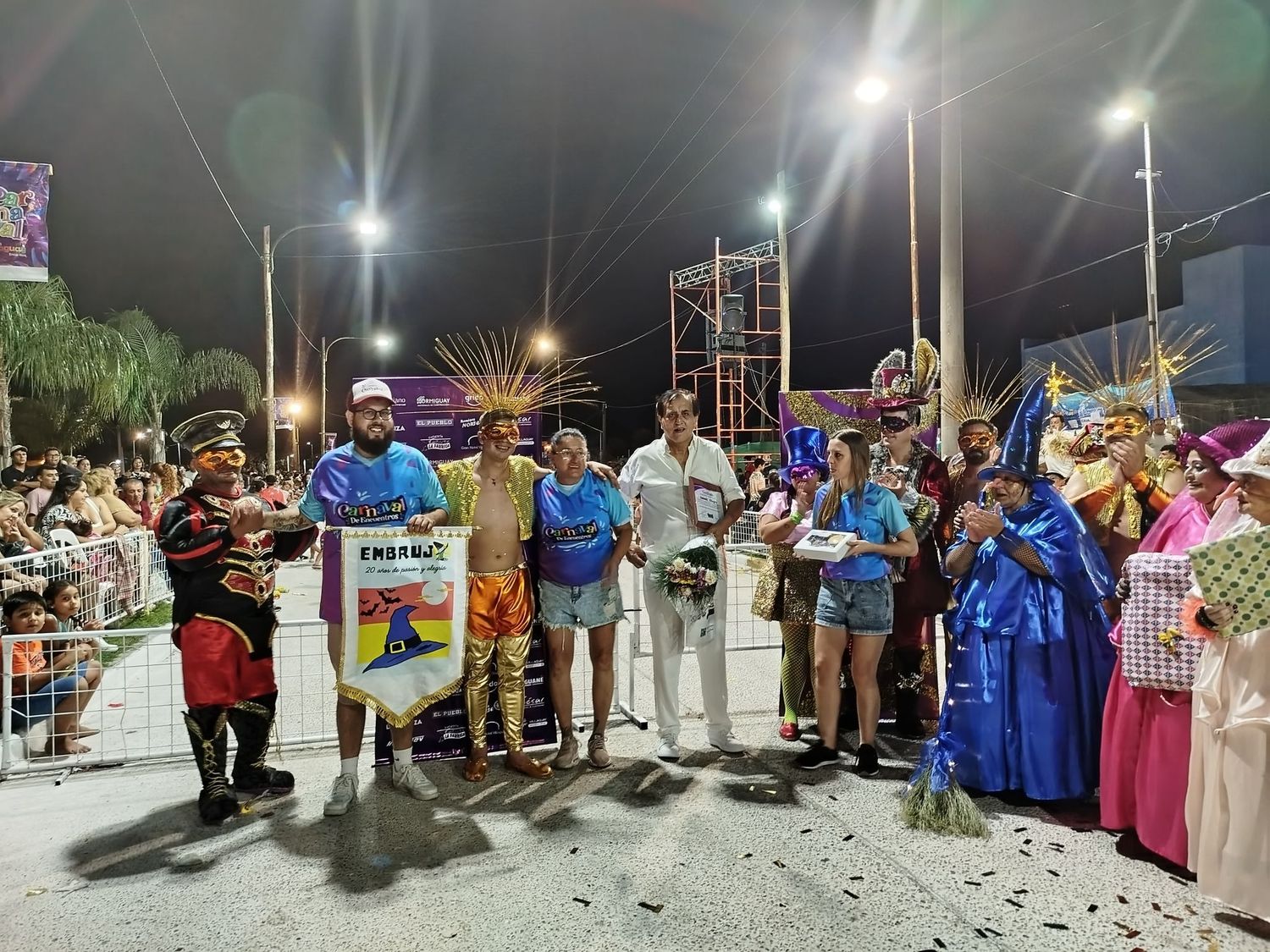 Entre música y disfraces, Villaguay celebra la tercera luna de Carnaval