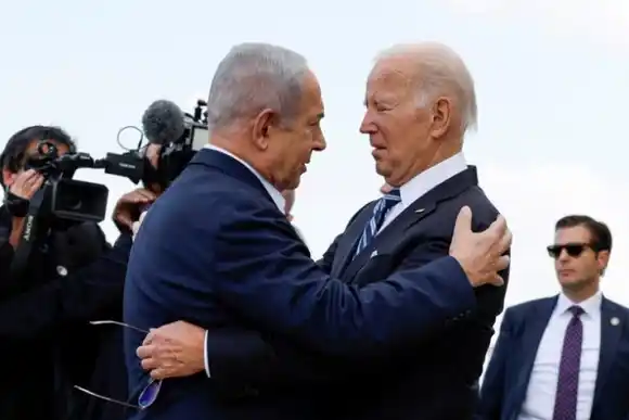Biden llegó a Israel en el momento de mayor tensión tras el ataque contra un hospital de Gaza