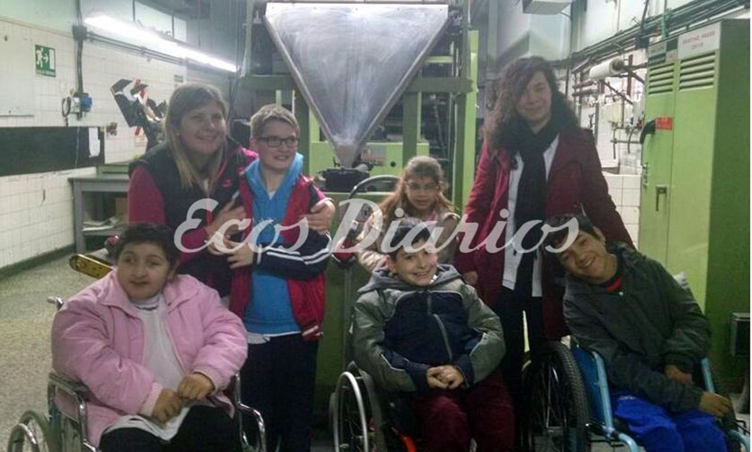 La Escuela Especial Nº 502 hizo una visita a Ecos Diarios