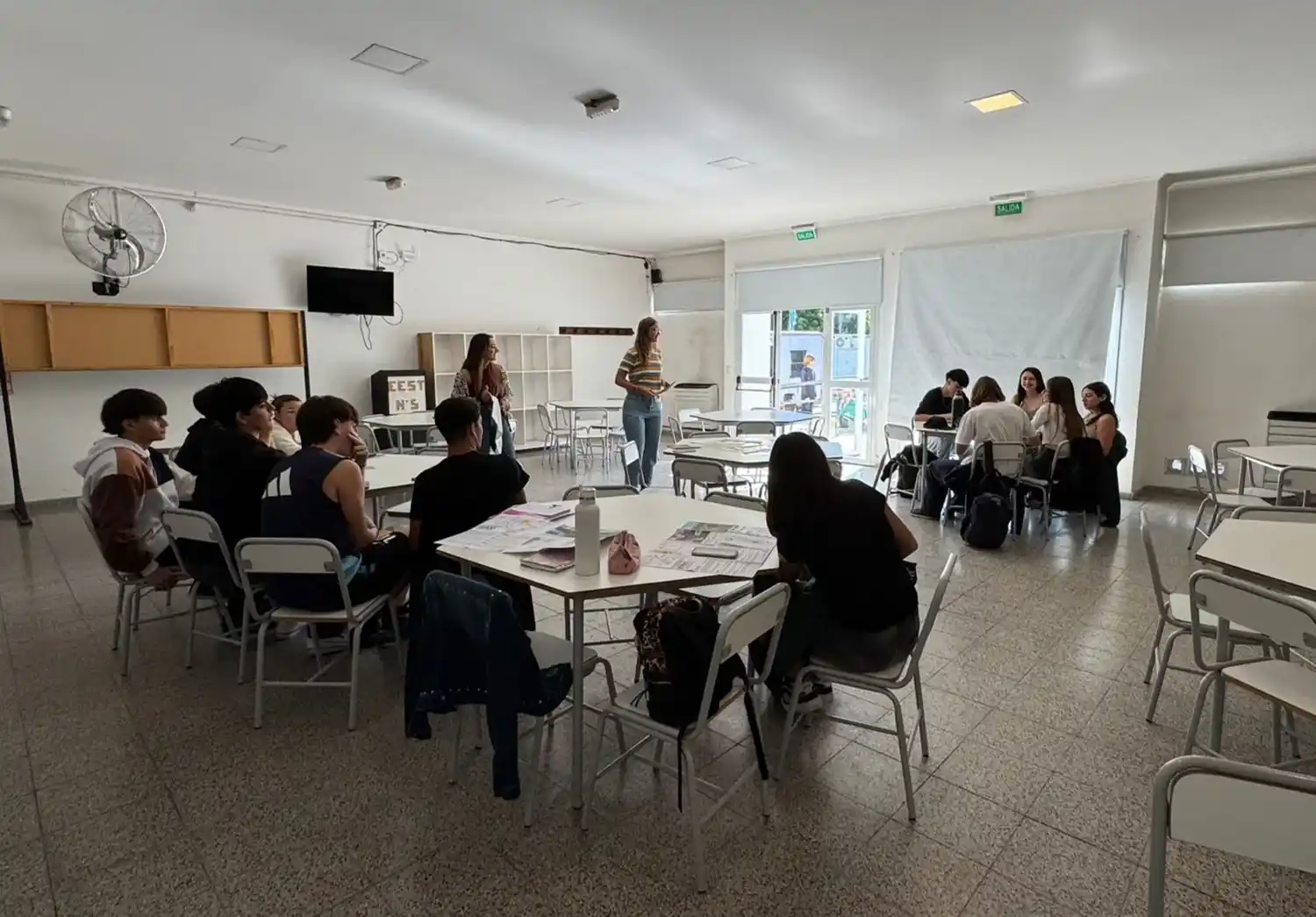 Se realizó una jornada de capacitación a estudiantes de la de la Escuela Técnica N°5 para prácticas durante Semana Santa.