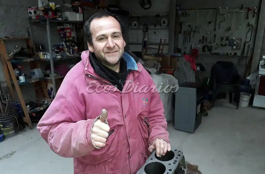 Perfil bajo. El que siempre mantiene el necochense Fernando Bordino