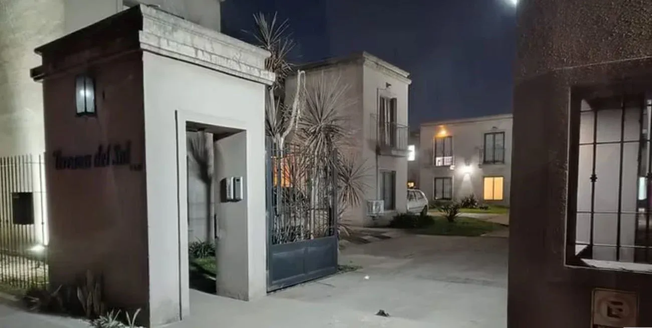 El lugar donde encontraron muerto al hombre de 72 años.
