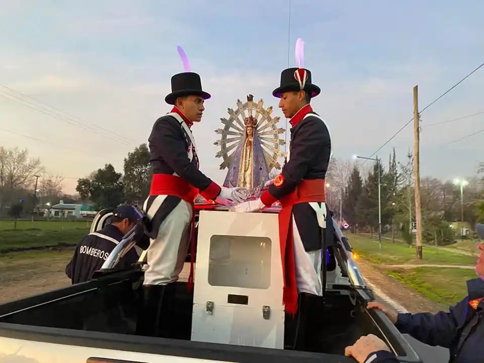 Llega a nuestra ciudad la imagen de Nuestra Señora de Lujan Malvinense