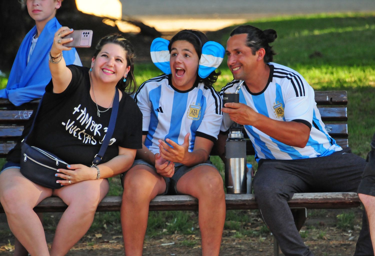 Festejo Argentina-  Australia 03-12-22 - 2