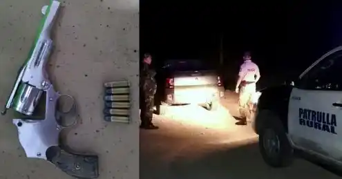 En operativo en la ruta 228 secuestraron un arma de fuego