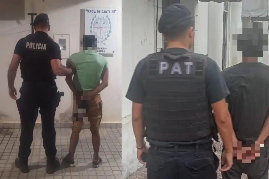 Santa Fe y Frontera: aprehendieron a dos hombres y secuestraron armas blancas, una réplica de arma de fuego y objetos robados - 1
