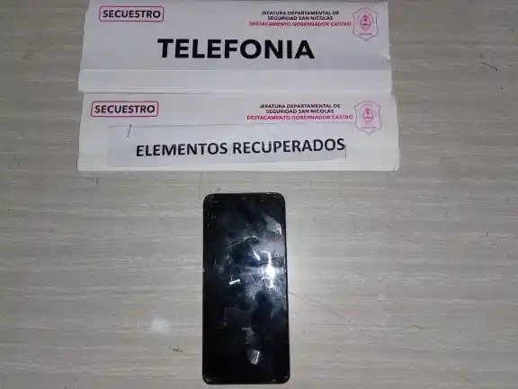 El celular fue devuelto a su dueño y el joven delincuente quedó alojado en el calabozo de la dependencia policial.