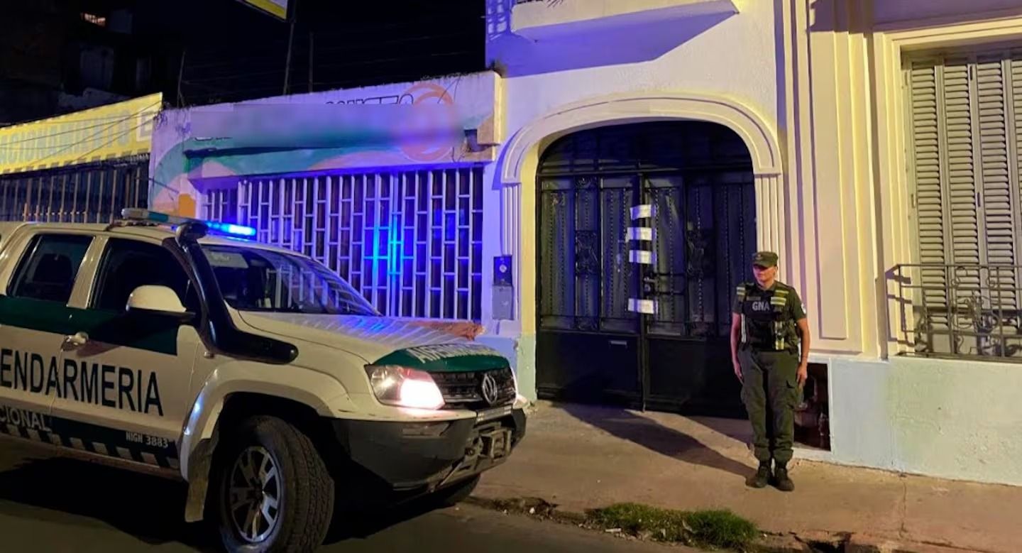 Los operativos se realizaron en dos domicilios de Córdoba.Por: Gendarmería Nacional