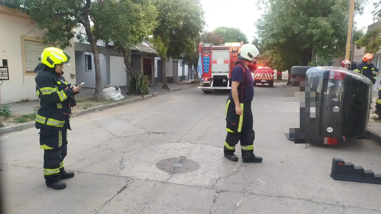 El accidente ocurrió en la mañana de este lunes.