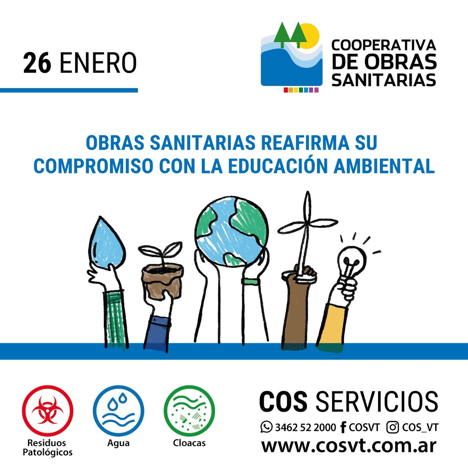 Obras Sanitarias reafirma su compromiso con la educación ambiental