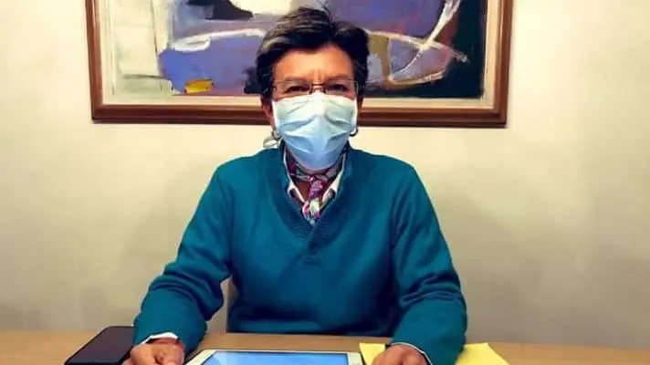 Alcaldesa de Bogotá da positivo para COVID-19: le recomendaron reposo y aislamiento