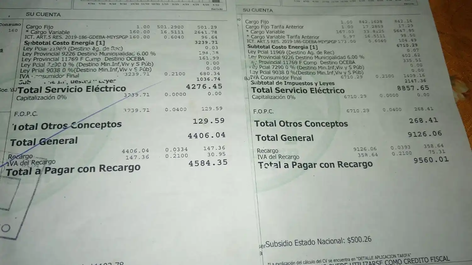 Tarifazo de luz: “repodridos” de los aumentos y sin entender cómo calculan los consumos