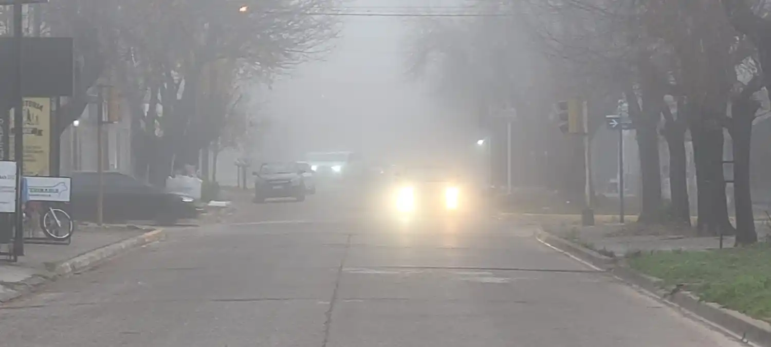 Mañana con neblina: en la ruta está peor