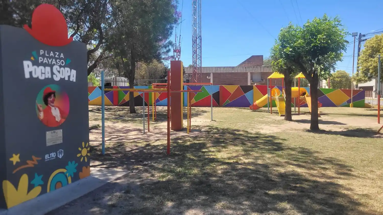 La Plaza “Payaso Poca Sopa” en El Tío, donde el legado del artista Tati Ordóñez perdurará para las nuevas generaciones.