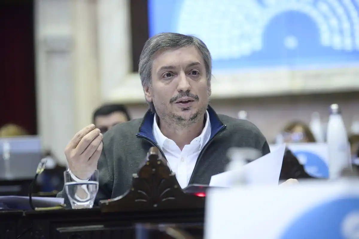 Máximo presentó el proyecto en Diputados.