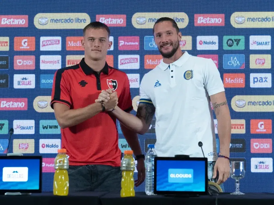 Ledesma y Regiardo brindaron una conferencia de prensa de cara al clásico rosarino